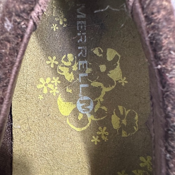 Merrell Tulip Wool Suede Wedge shoes, size 7.5, 2.5" wedge, taupe/brown - Picture 7 of 10